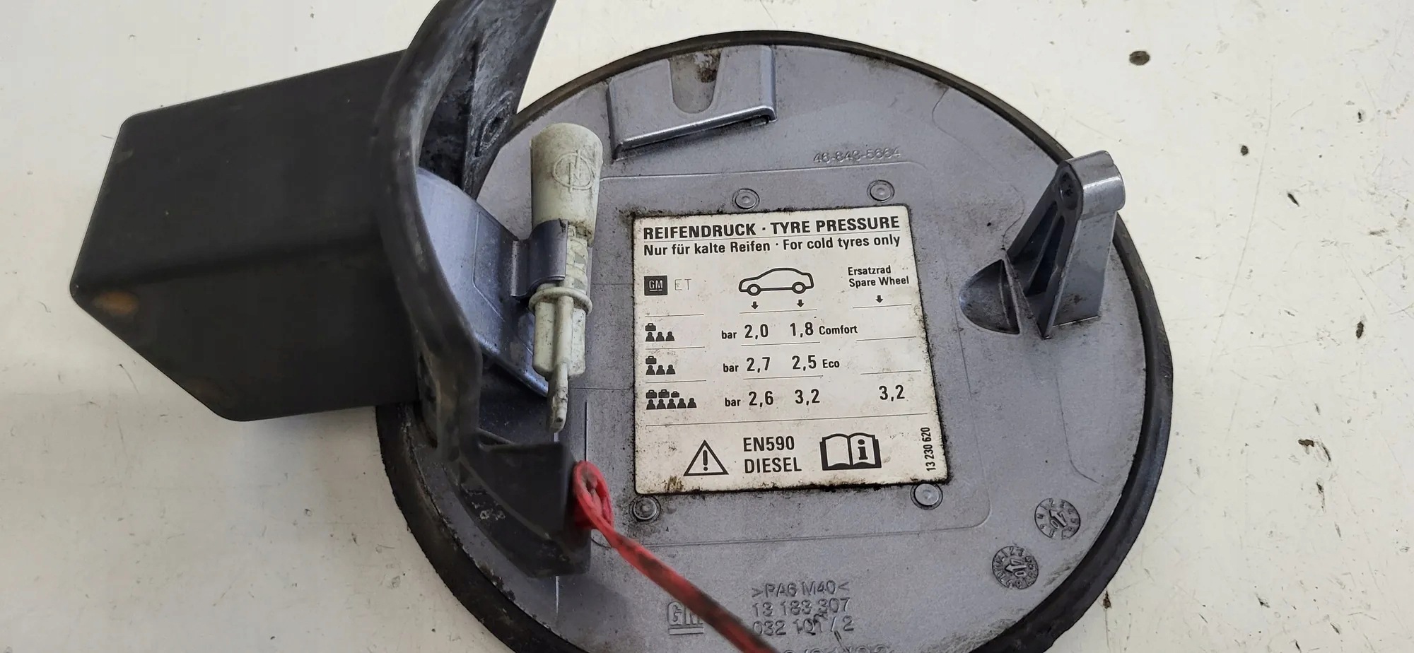 Bränsletanklock Opel Corsa 2006 13183307 image 3