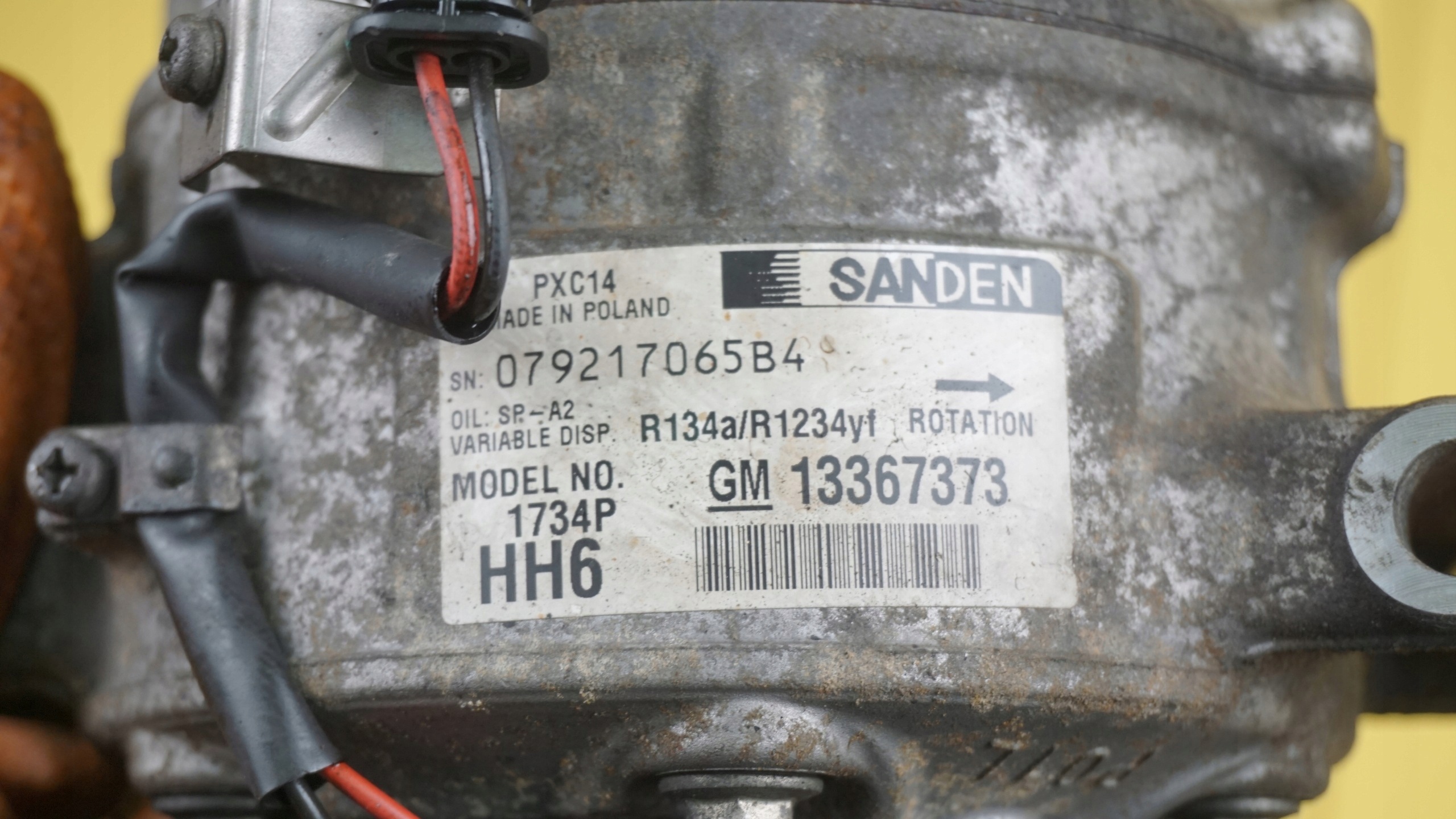 AC-compressor Astra Insignia Zafira Meriva 1.6 CDTI 13367373 image 7