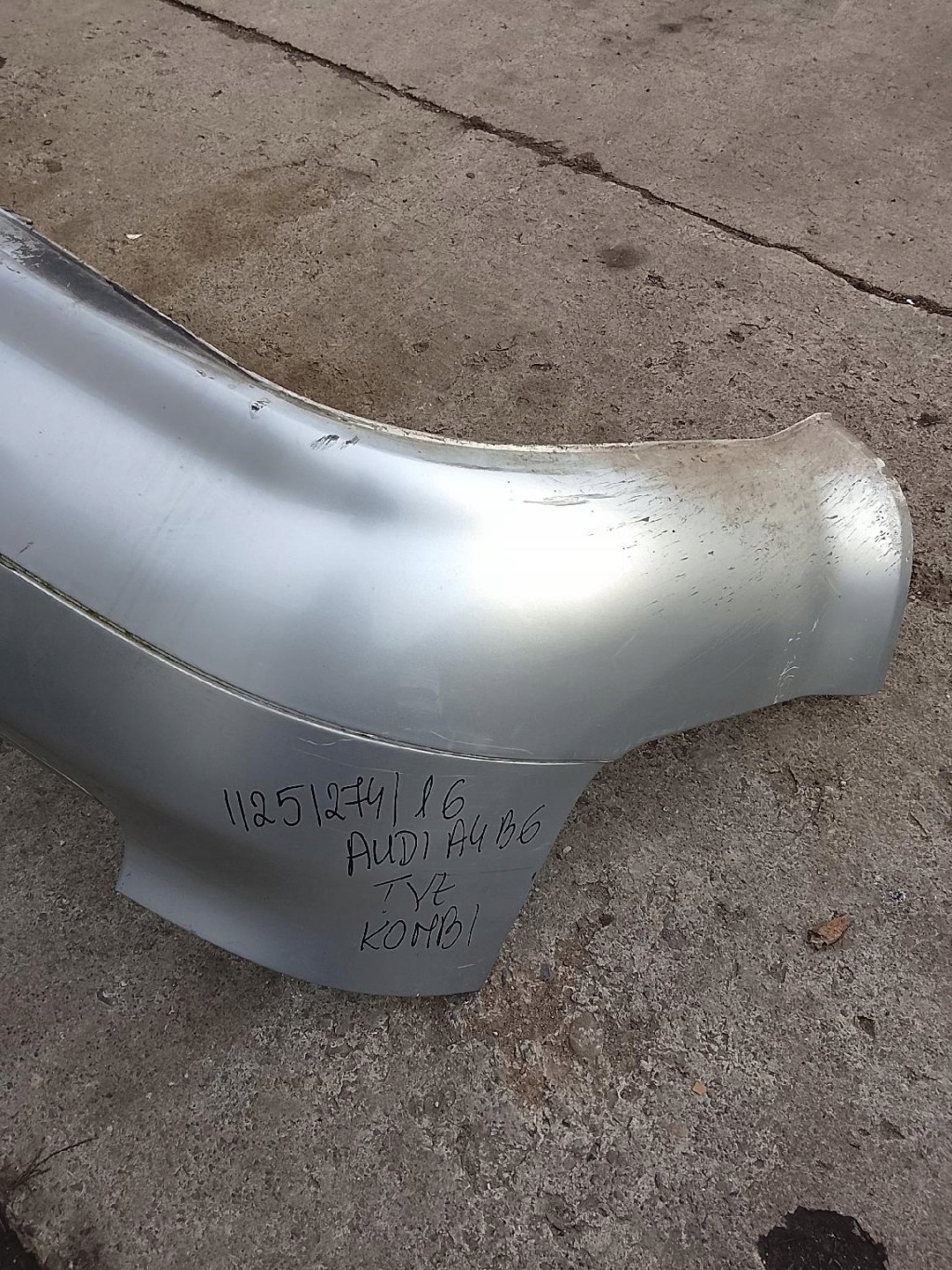 Rear bumper Audi A4 B6 Avant LY7W