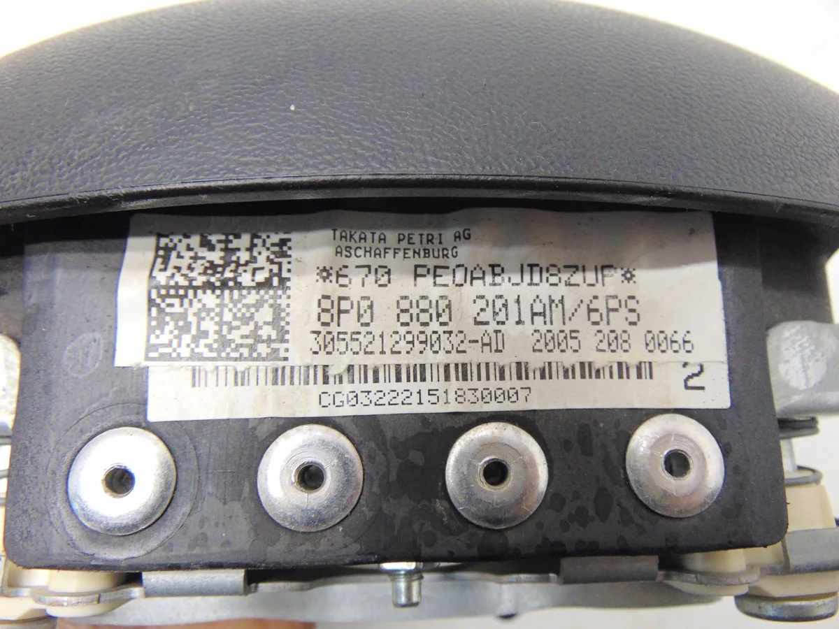 Airbag Volante Audi A3 8P 8P0880201AM Usado image 4