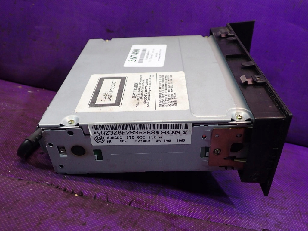 Gebrauchter VW CD-Wechsler OEM 1T0035110A Touran image 3