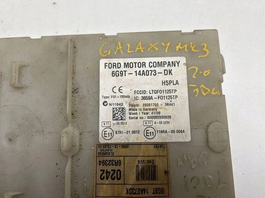 Module Confort Ford Mondeo IV 3659AF01125TP 2.0L Diesel image 5