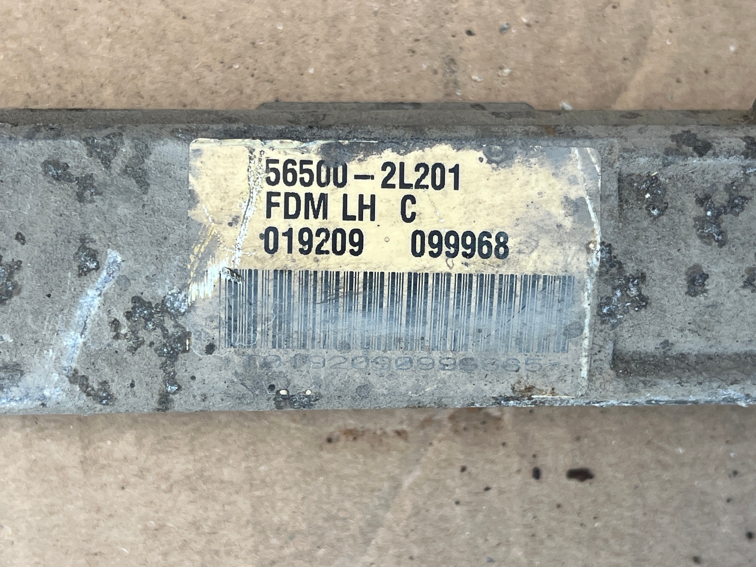 Crémaillère direction Hyundai OEM 565002L201 image 3