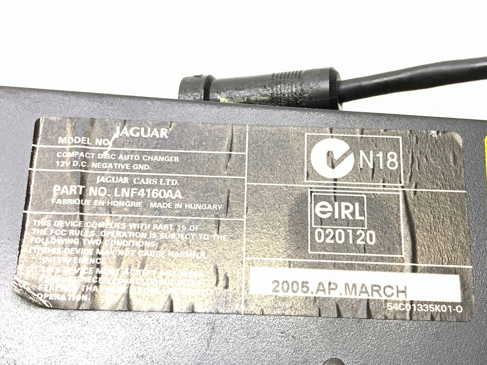 Changer CD Jaguar XJ X308 OEM LNF4160AA 4.0L image 8