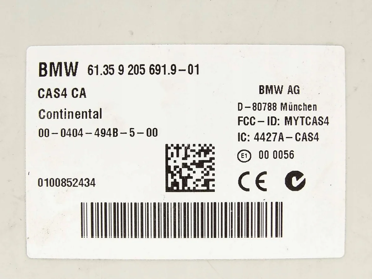 Módulo CAS4 BMW 7 F01 F02 08- 18231883554 image 4