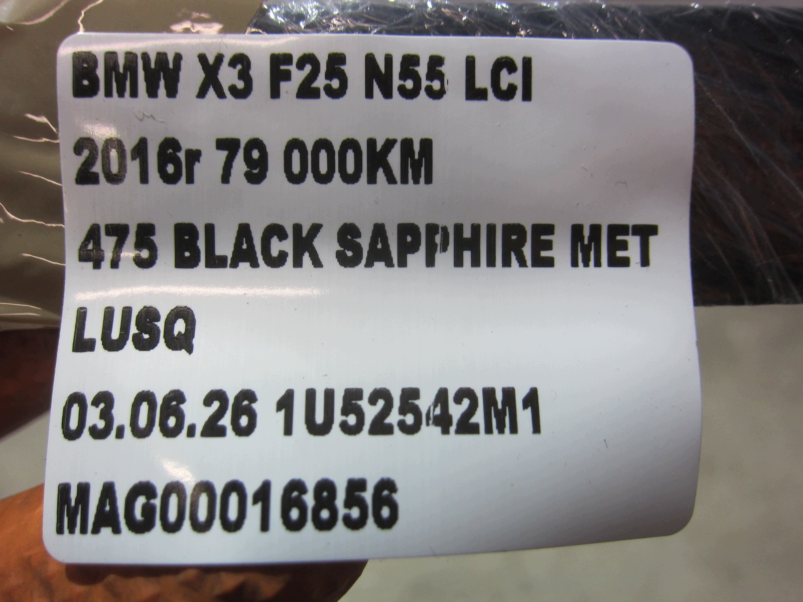 BMW X3 F25 Front Window Scraper Left OEM 7286179 image 8
