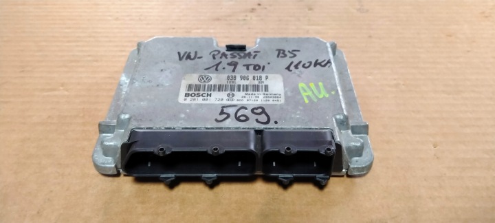 ECU Engine Computer VW Passat B5 1.9 TDI 038906018P