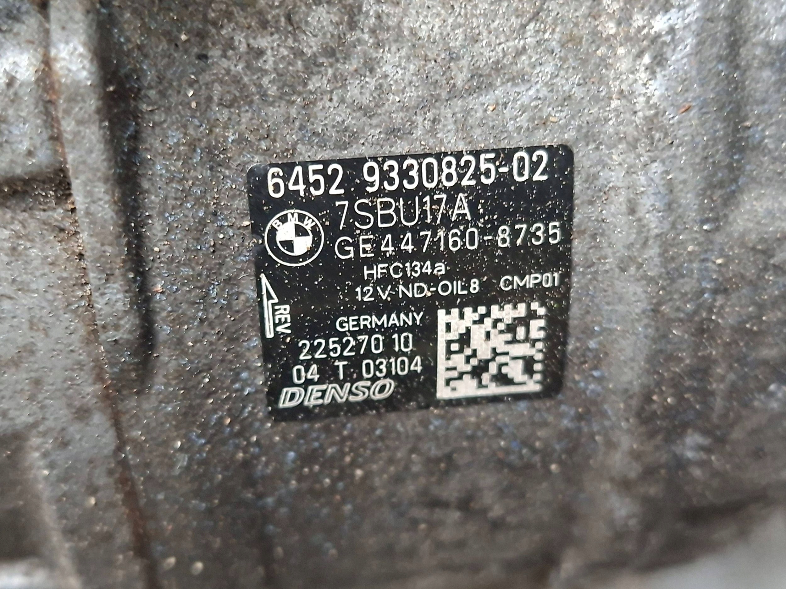 AC Compressor BMW 3 F30 F35 F31 9330825 image 10