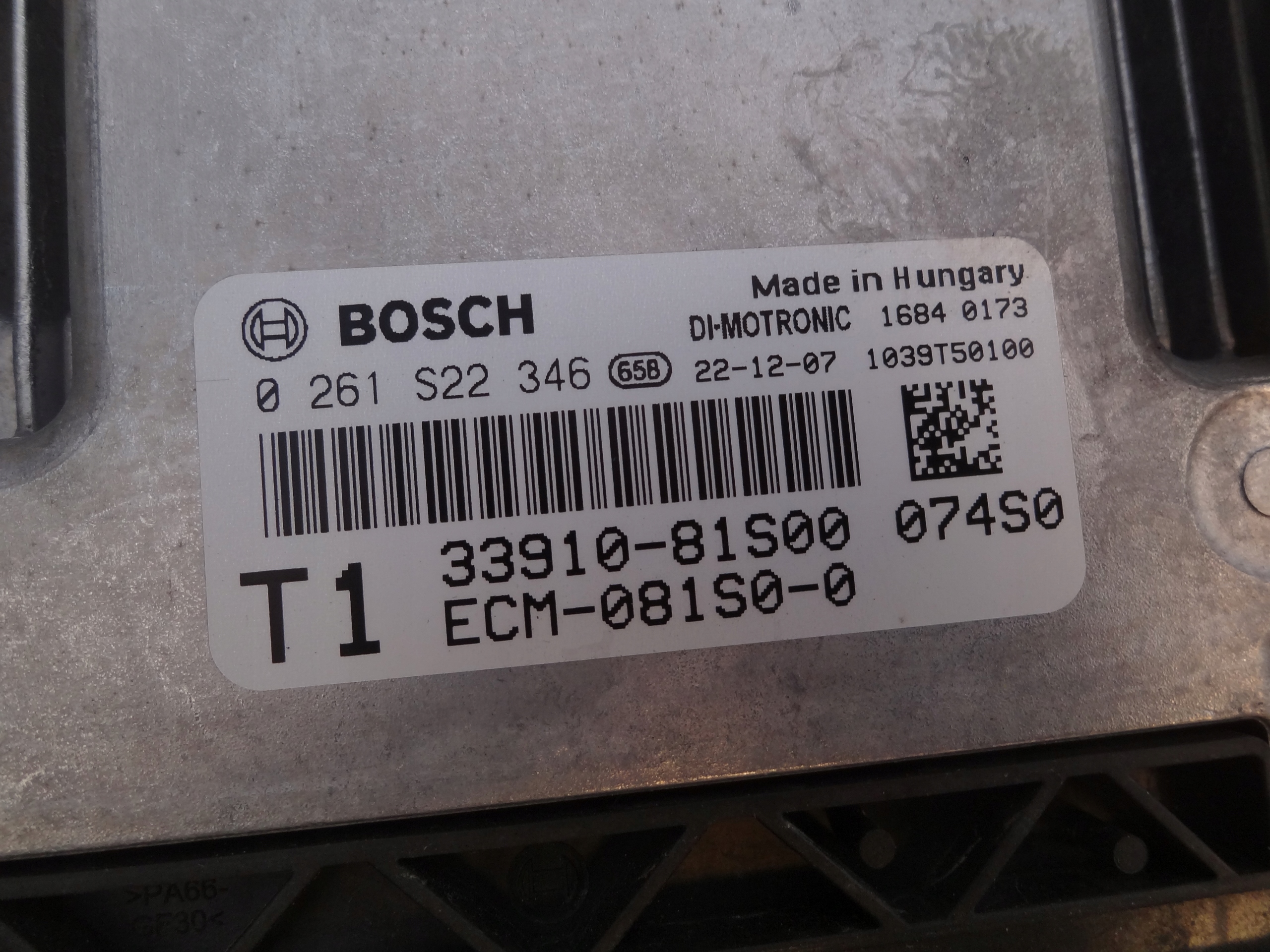 Suzuki Swift VI MK8 2023 1.4 Hybrid Engine Computer 33910-81S00 OEM