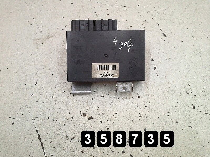 1999 VW Golf ECU 1C0962258J 5ZA00795550 image 2