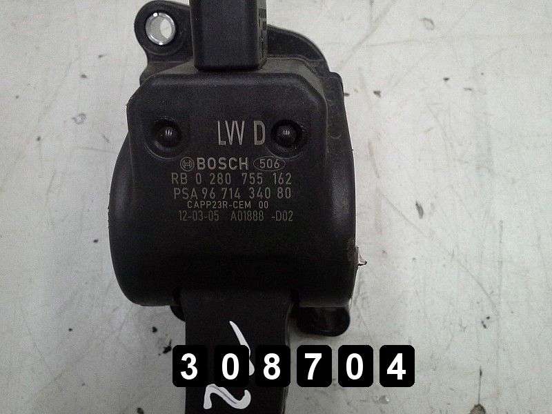 2012 Peugeot 308 gaspedal 0280755162