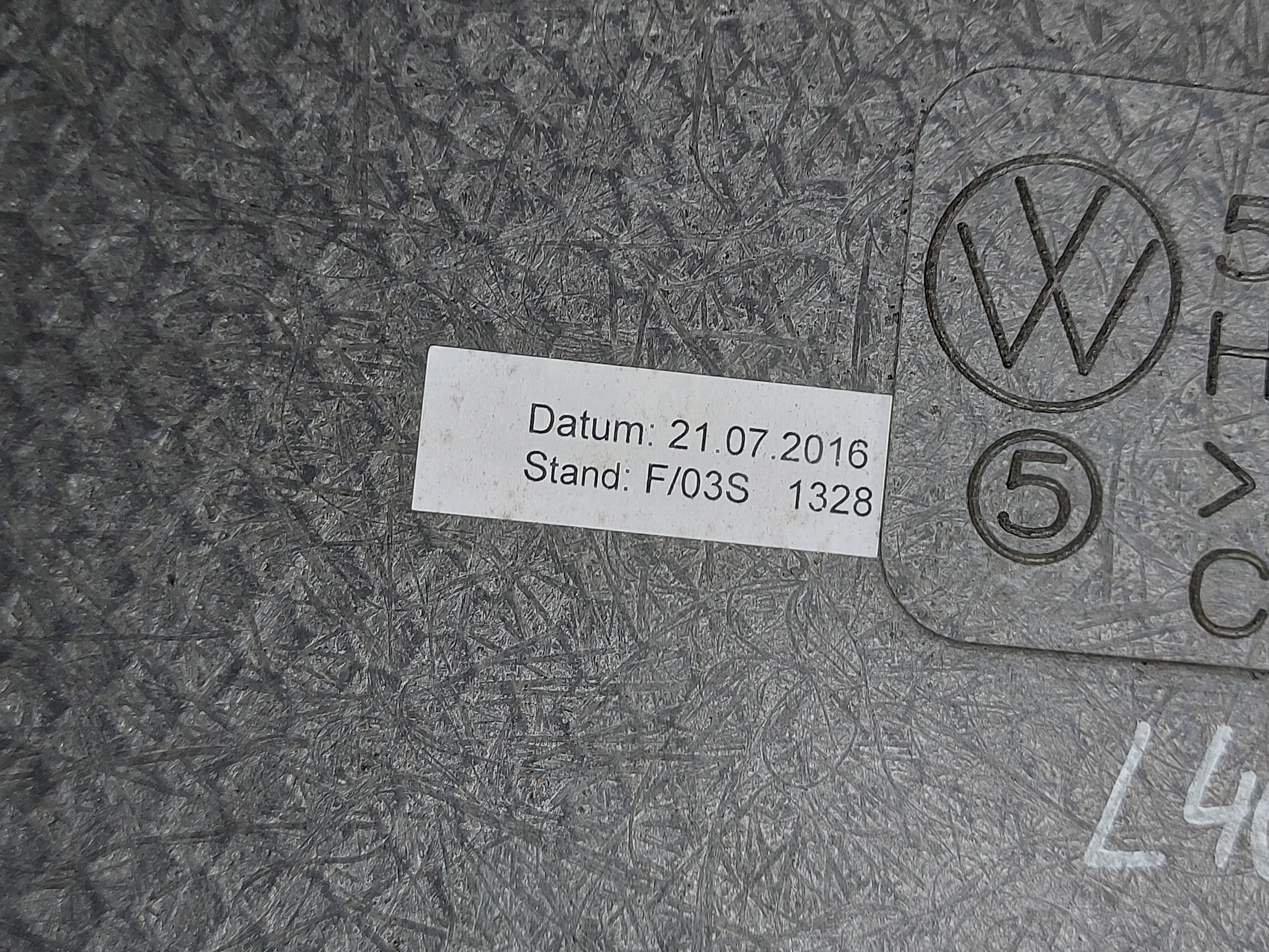 Alfombrilla de maletero VW Golf VII OEM 5G6858855 image 5