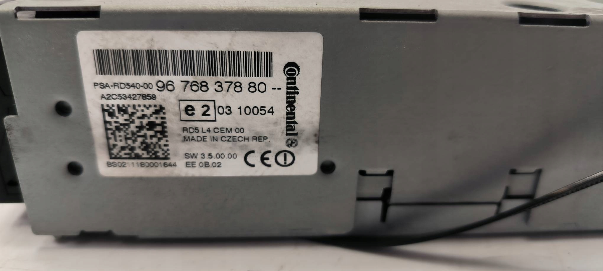 Radio Peugeot 508 9676837880 Käytetty
