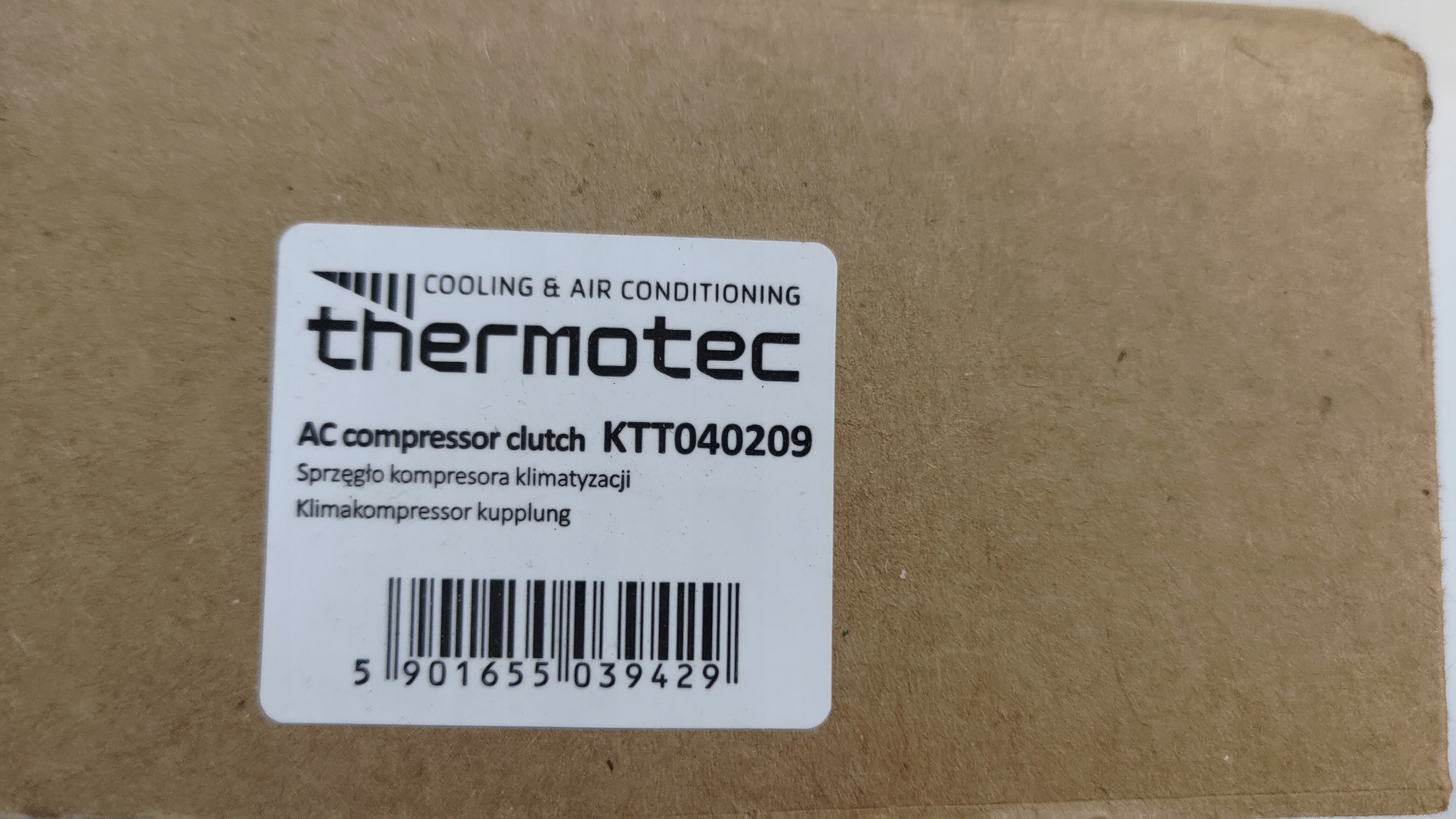 Thermotec KTT040209 Electromagnetic Clutch A/C Compressor