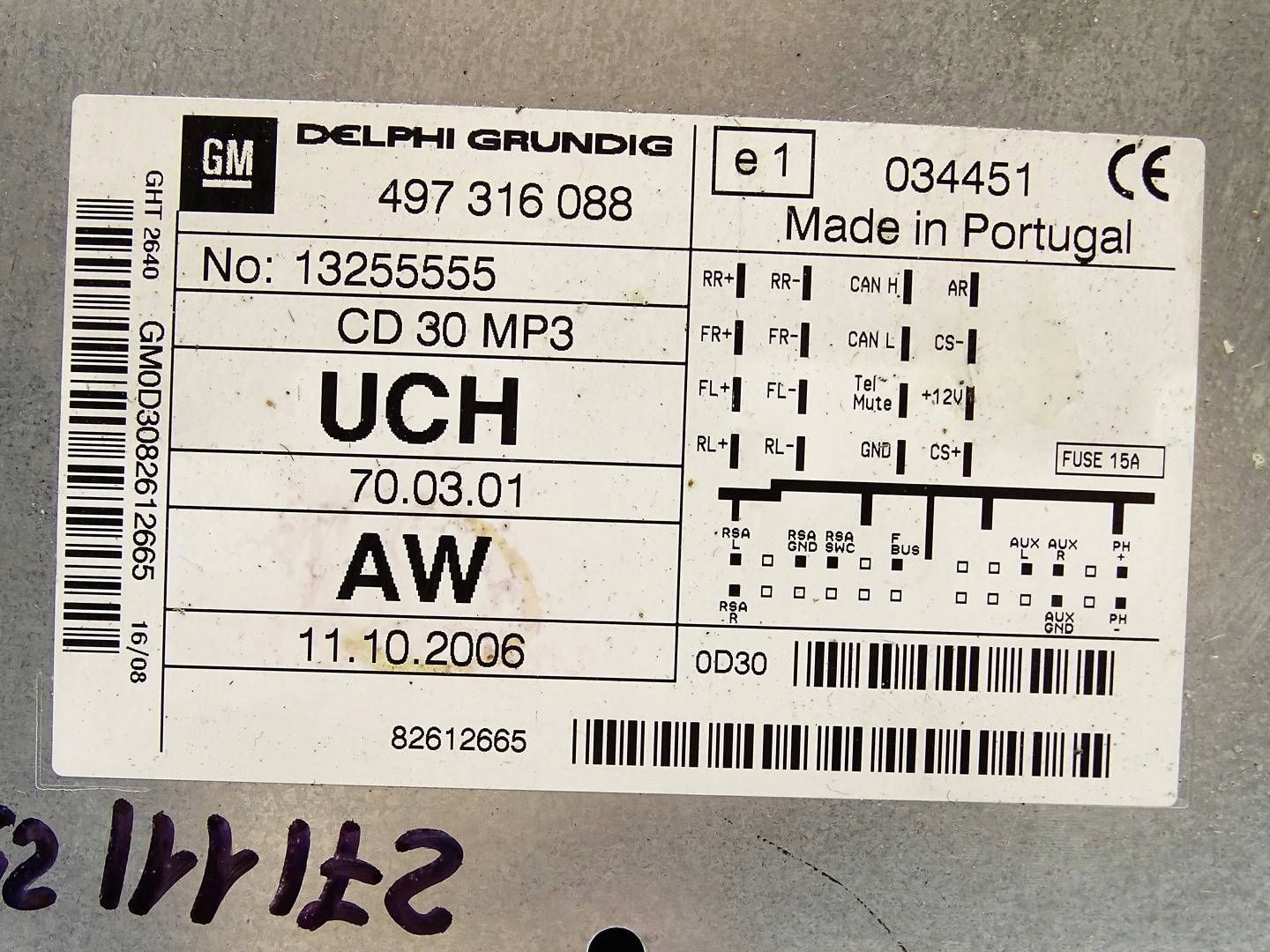 Rádio CD Renault Clio II 8200409475 image 6