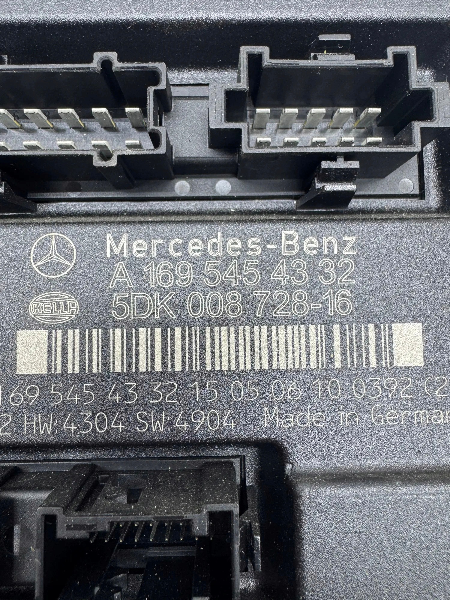 Module Confort Mercedes-Benz A1695454332 Occasion image 5
