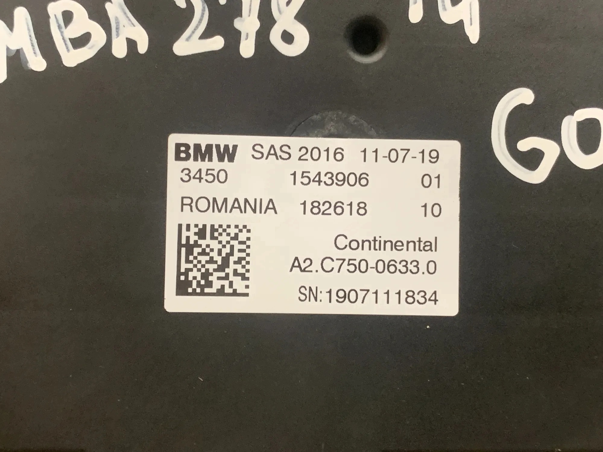 Soporte Barra Estabilizadora BMW OEM 1543906 - Usado image 3