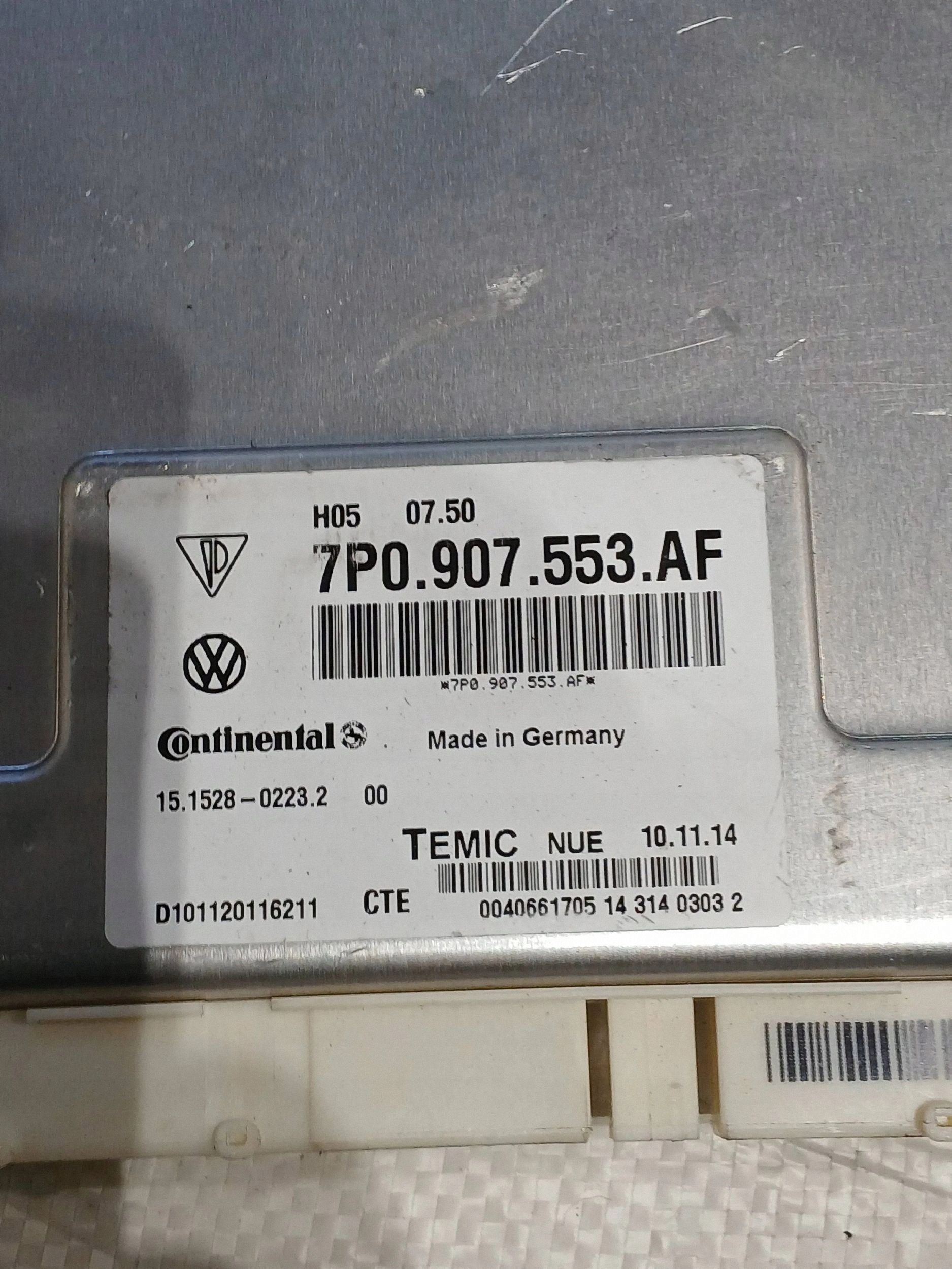 Módulo suspensão ar Porsche Cayenne OEM 7P0907553AF image 5