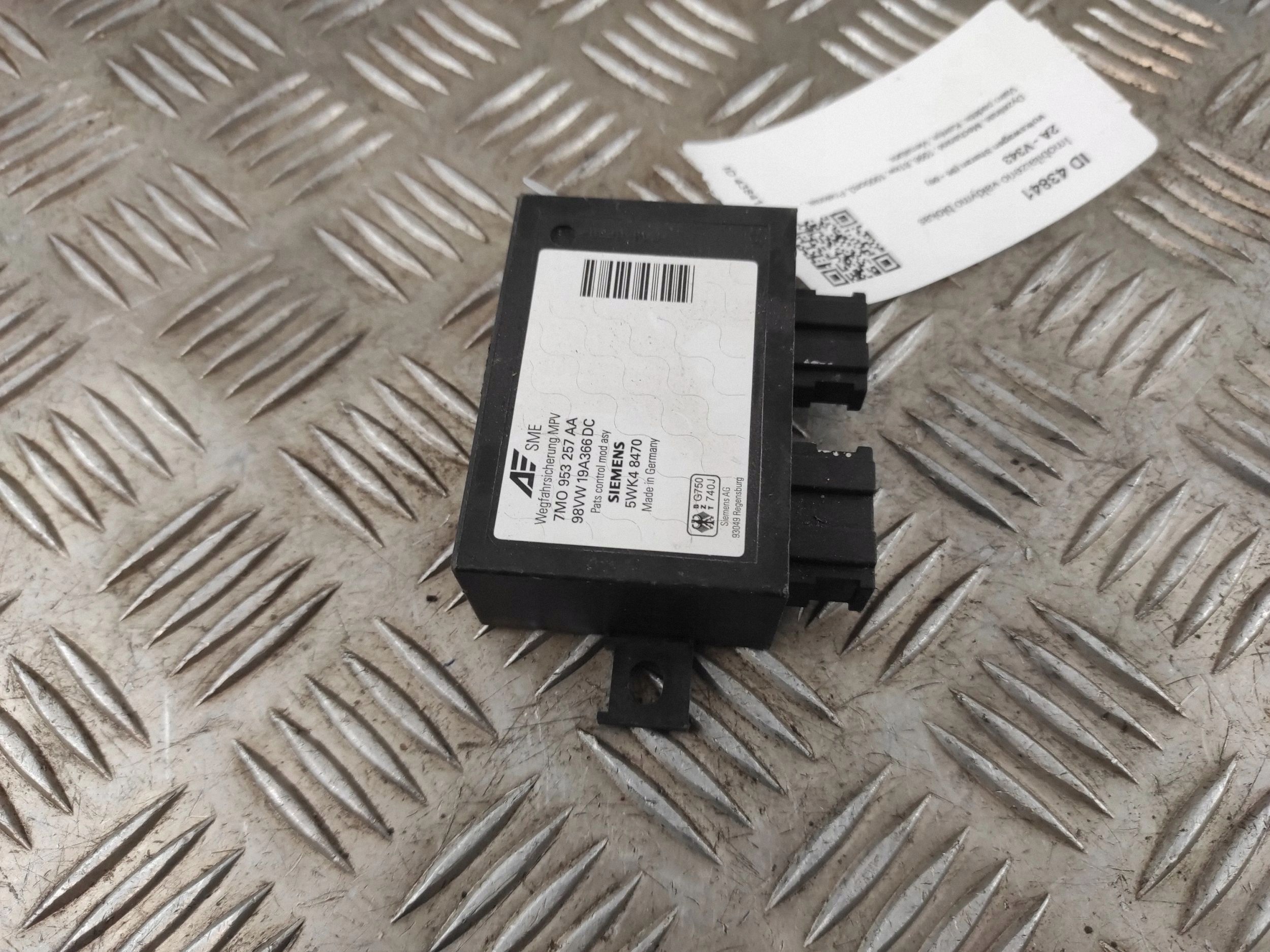 Módulo de inmovilizador VW 7MO953257AA para Sharan 1.9L image 3