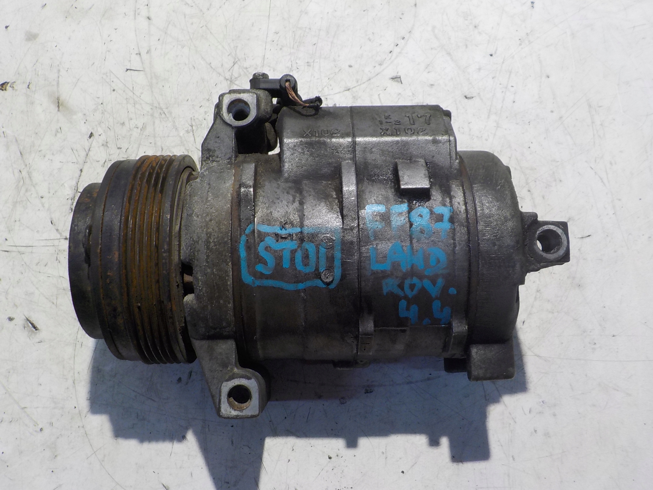 Compressor de Ar Condicionado Land Rover L322 4.4 V8 286KM 448S2 447200-3325