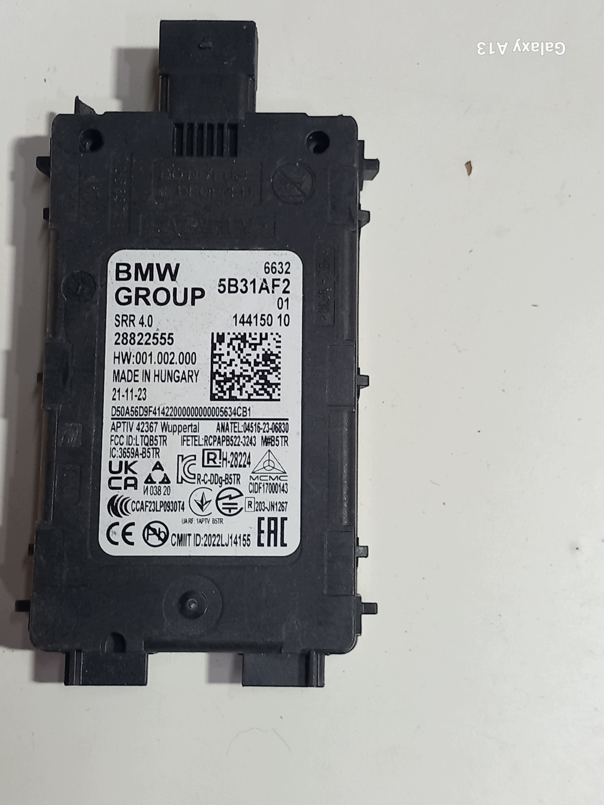 BMW X5 G05 Dodehoekmodule OEM 66325B31AF2 image 2