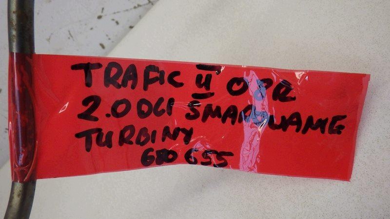 Opel Vivaro 2008 Turbo-Ölleitung OEM 680655 image 6