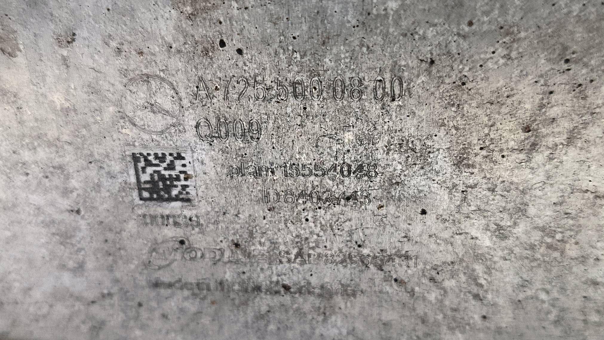 Mercedes-Benz OE A7255000800 Öljynjäähdytin Käytetty