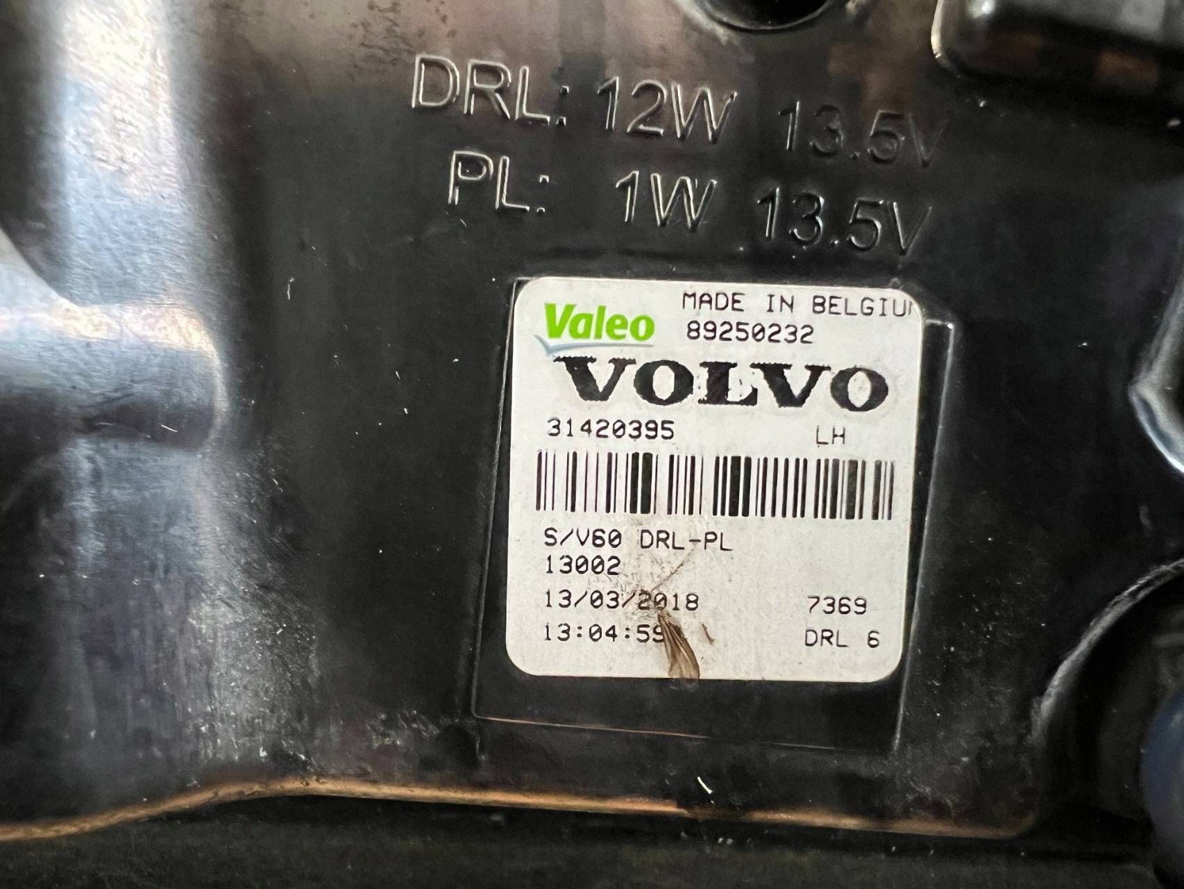 Lâmpada DRL Halogénea Esquerda OEM 31420395 Volvo V60/S60 image 4