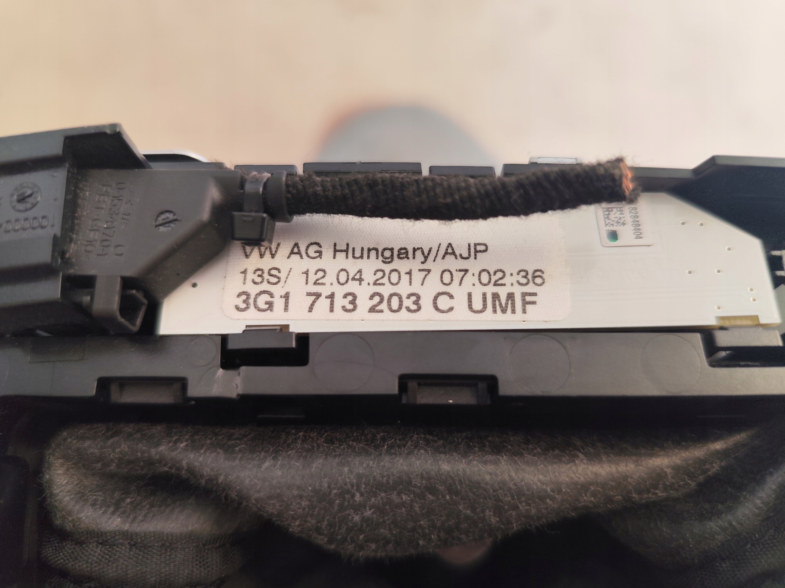 Pomo de mudanças VW OEM 3G1713203C Passat B7 Alltrack image 5