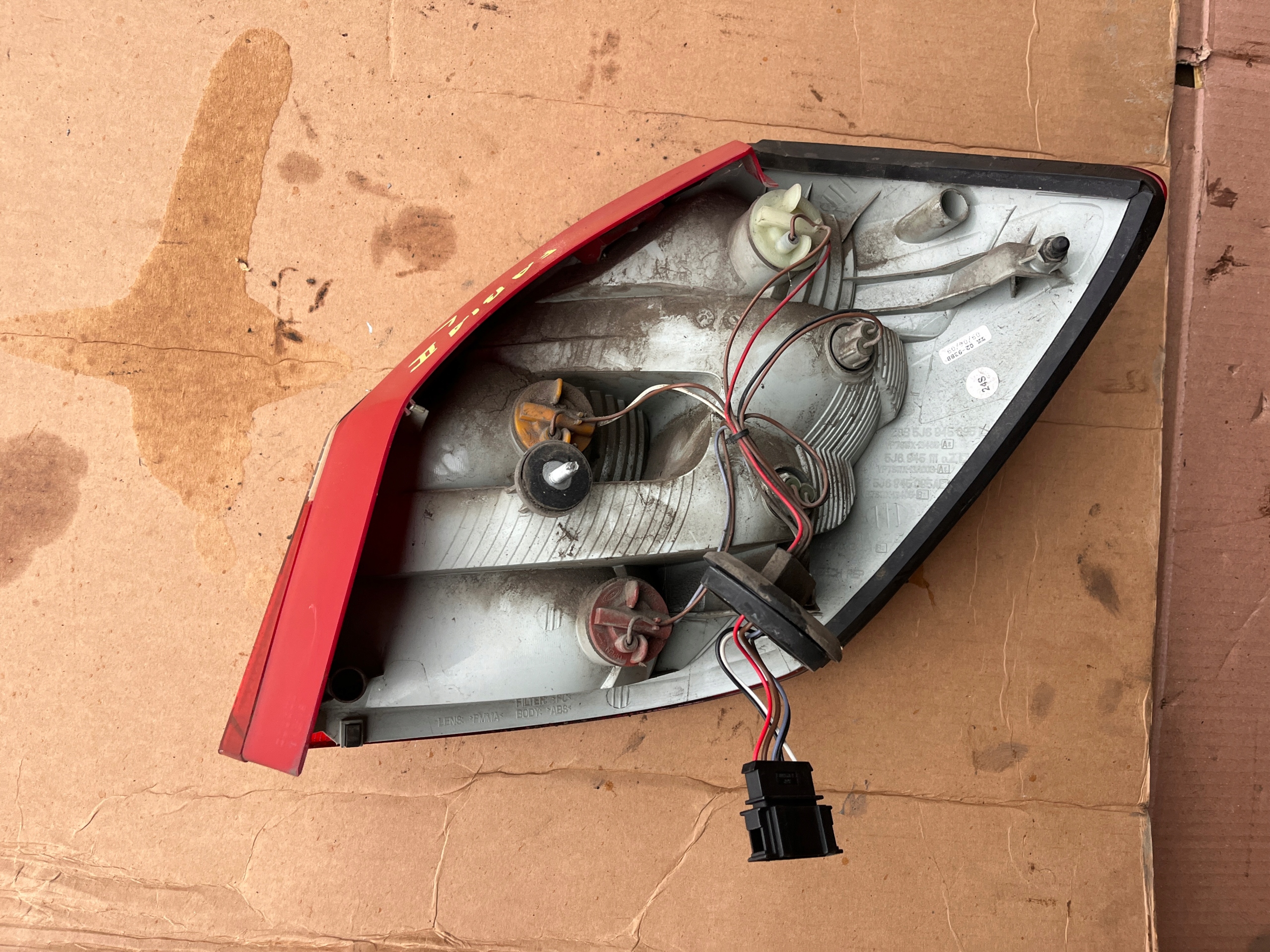 Left Rear Lamp Skoda Fabia II 2007-2010 Estate ZSB 5J6945095