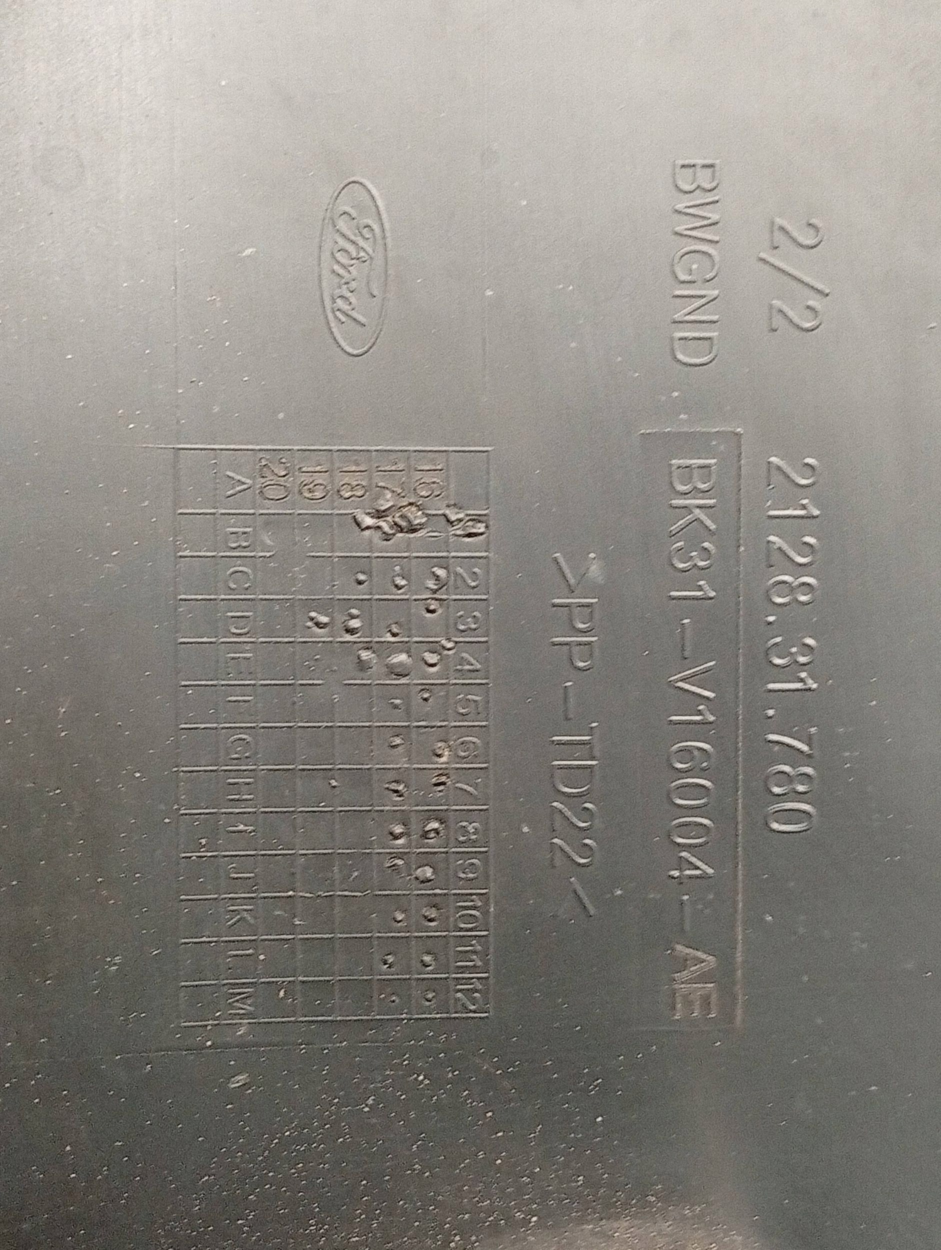 Coffret rétroviseur Ford Transit OEM BK31V16004AE image 4