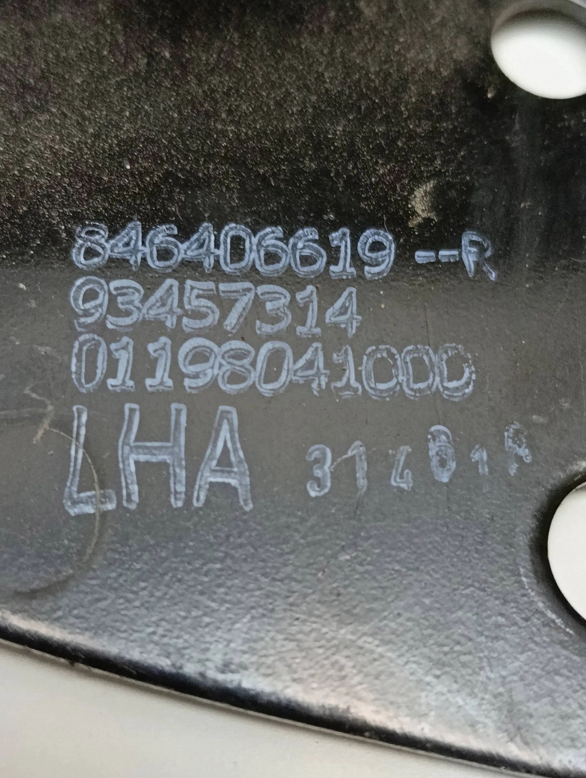 Bakre höger innerhandtag OEM 01198041000 Renault image 6