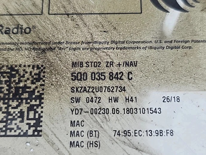 Module Navigation Skoda Superb B8 OEM 5Q0035842C image 5