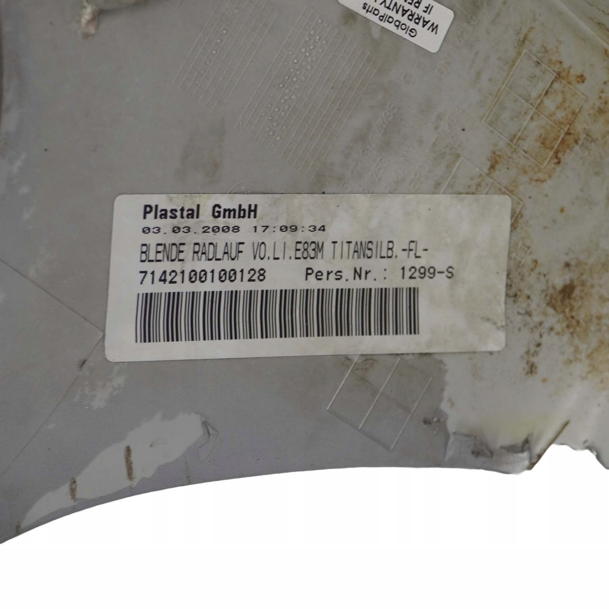 BMW X3 E83 Garniture Aile Avant Gauche OEM 0403483 image 3