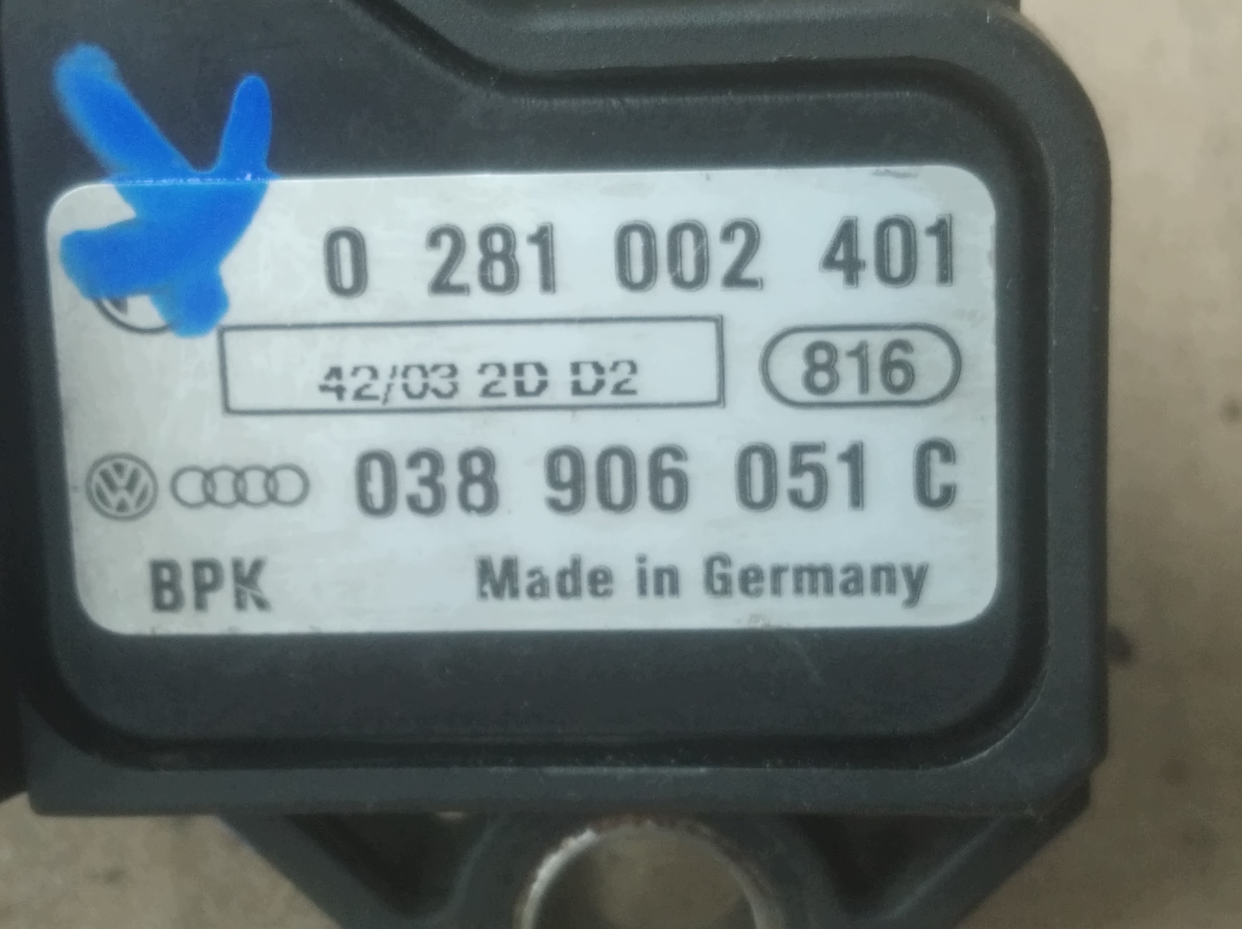 Mitsubishi Grandis Sensor OEM 0281002401 Gebraucht