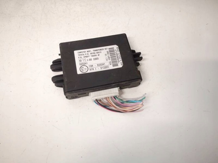 Toyota Yaris tietokoneet 2007 1.3L 897800d010 89780-0d010