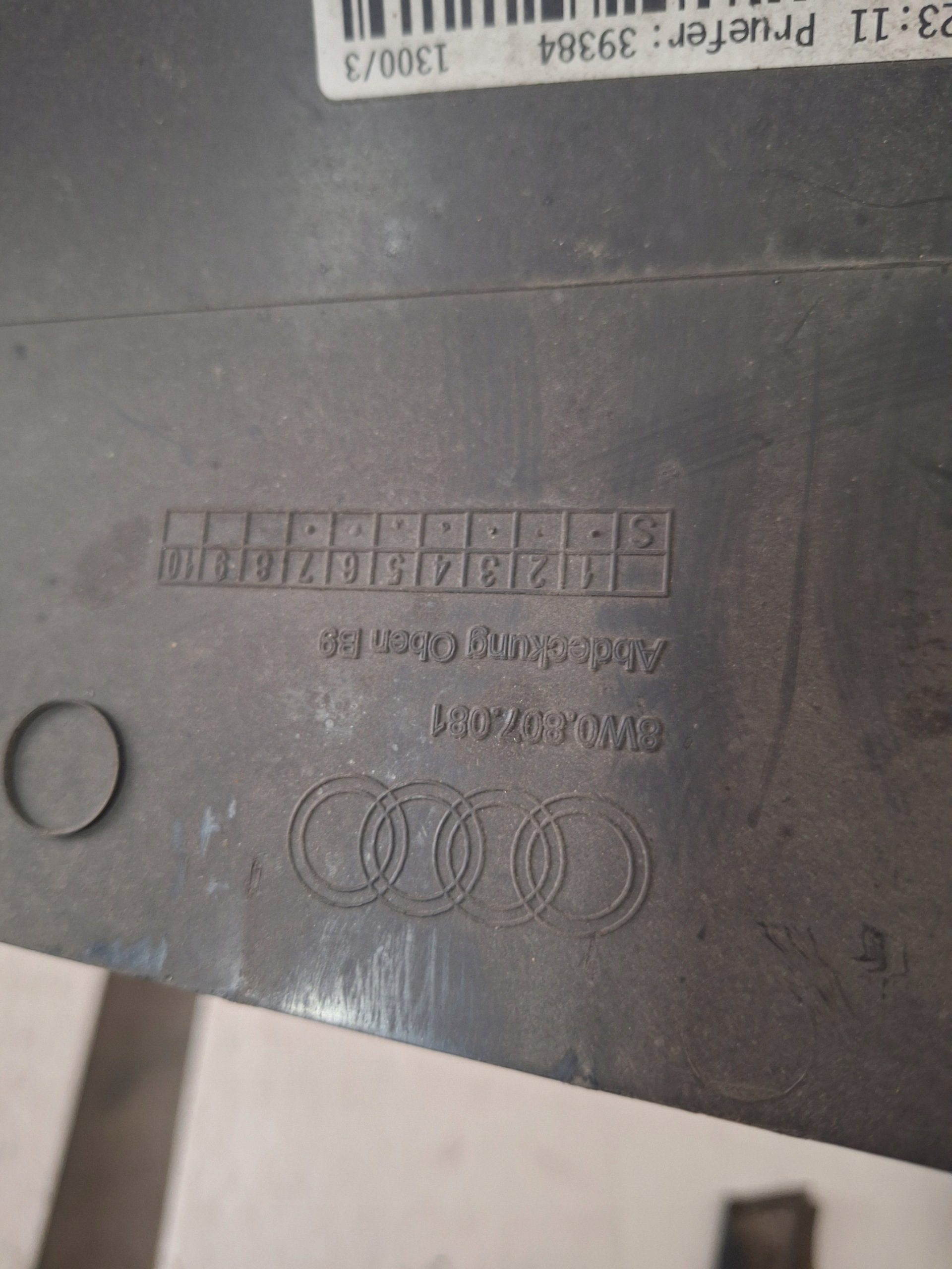 Cubierta OEM 8W0807081 para Audi A4 B9 S-Line image 3