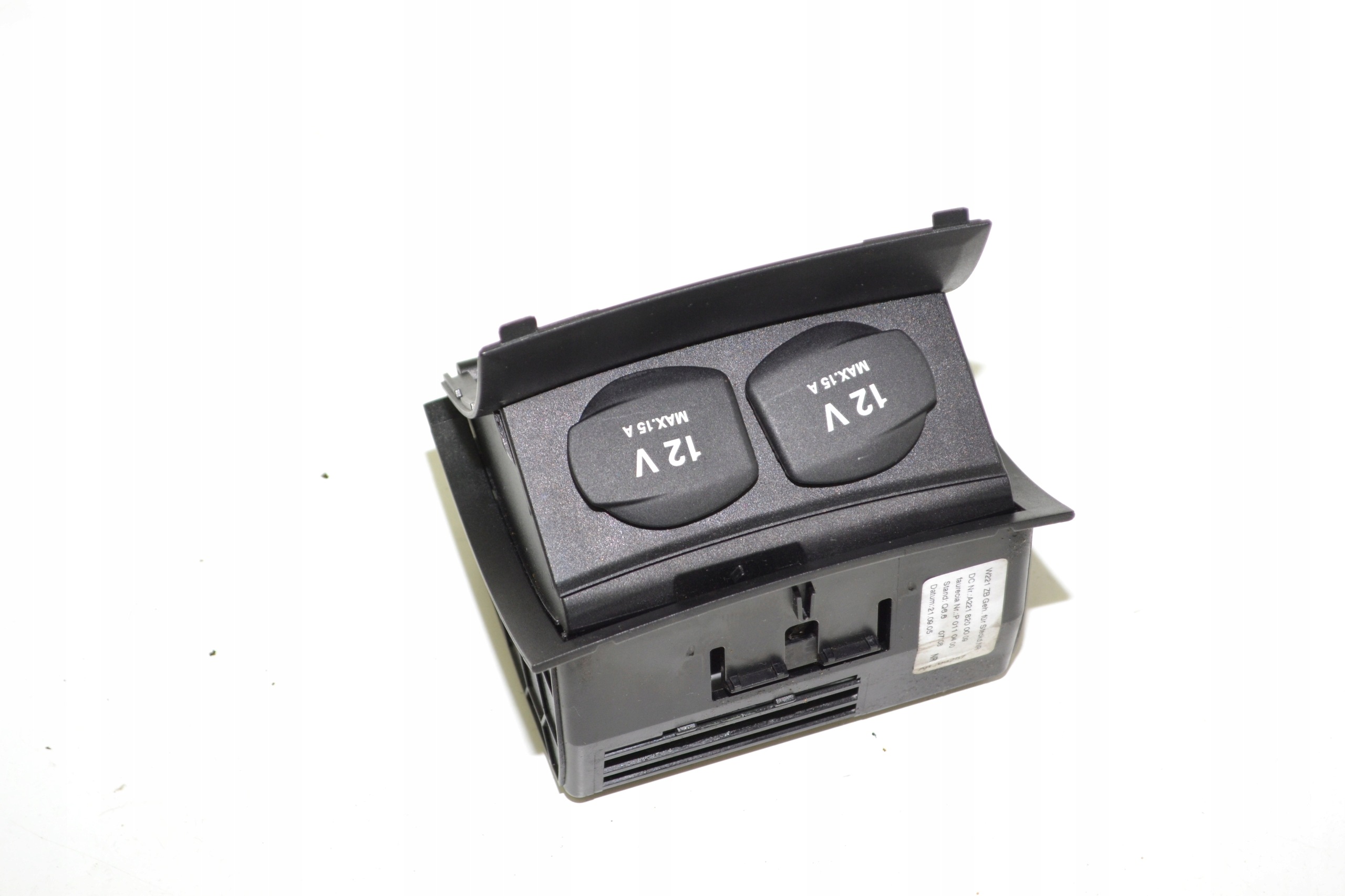OEM A2218200009 Cendrier Arrière Console Noir Mercedes image 2