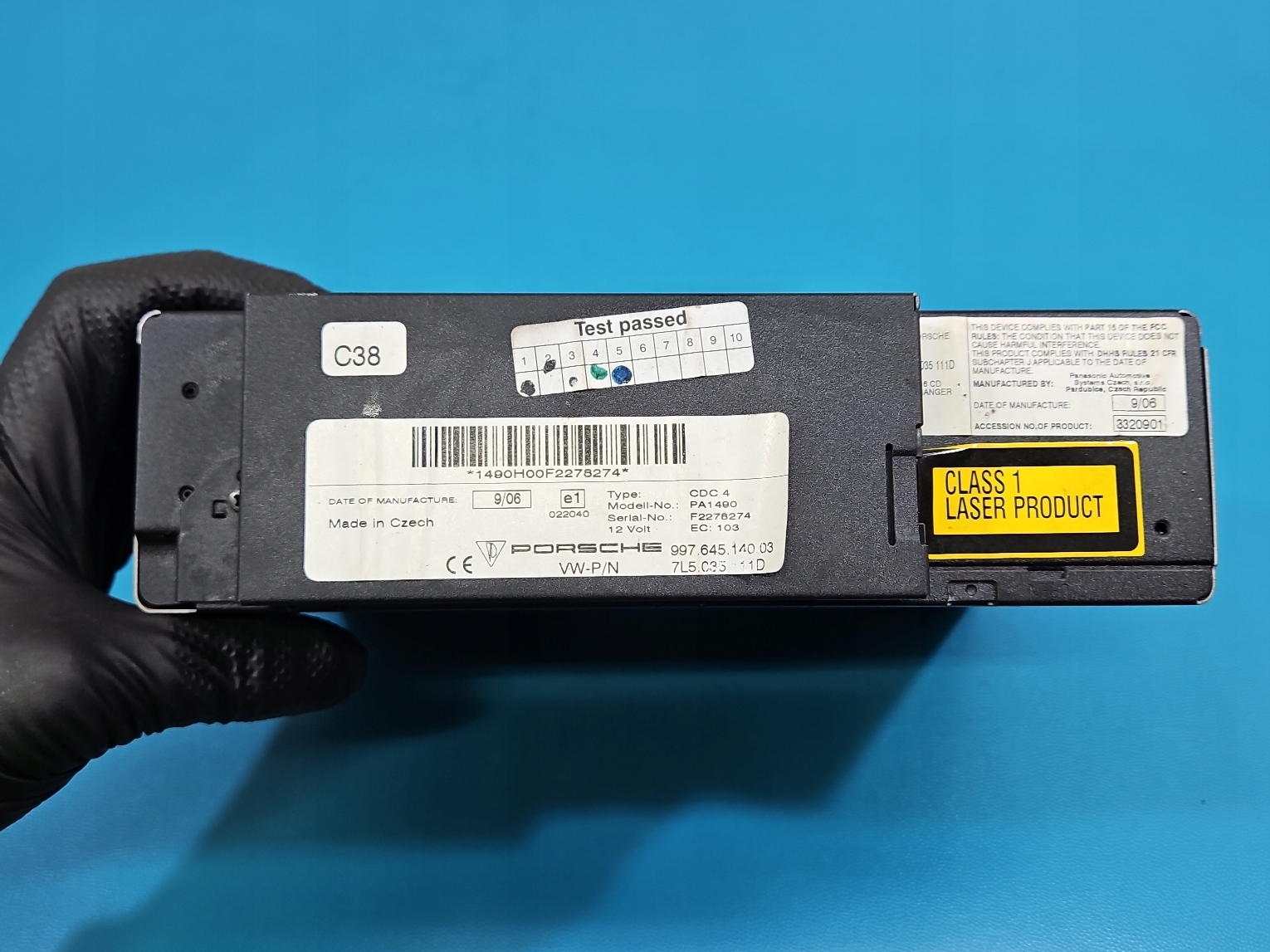 Porsche Cayenne 7L versnellingspook OEM 7L5035111D image 6
