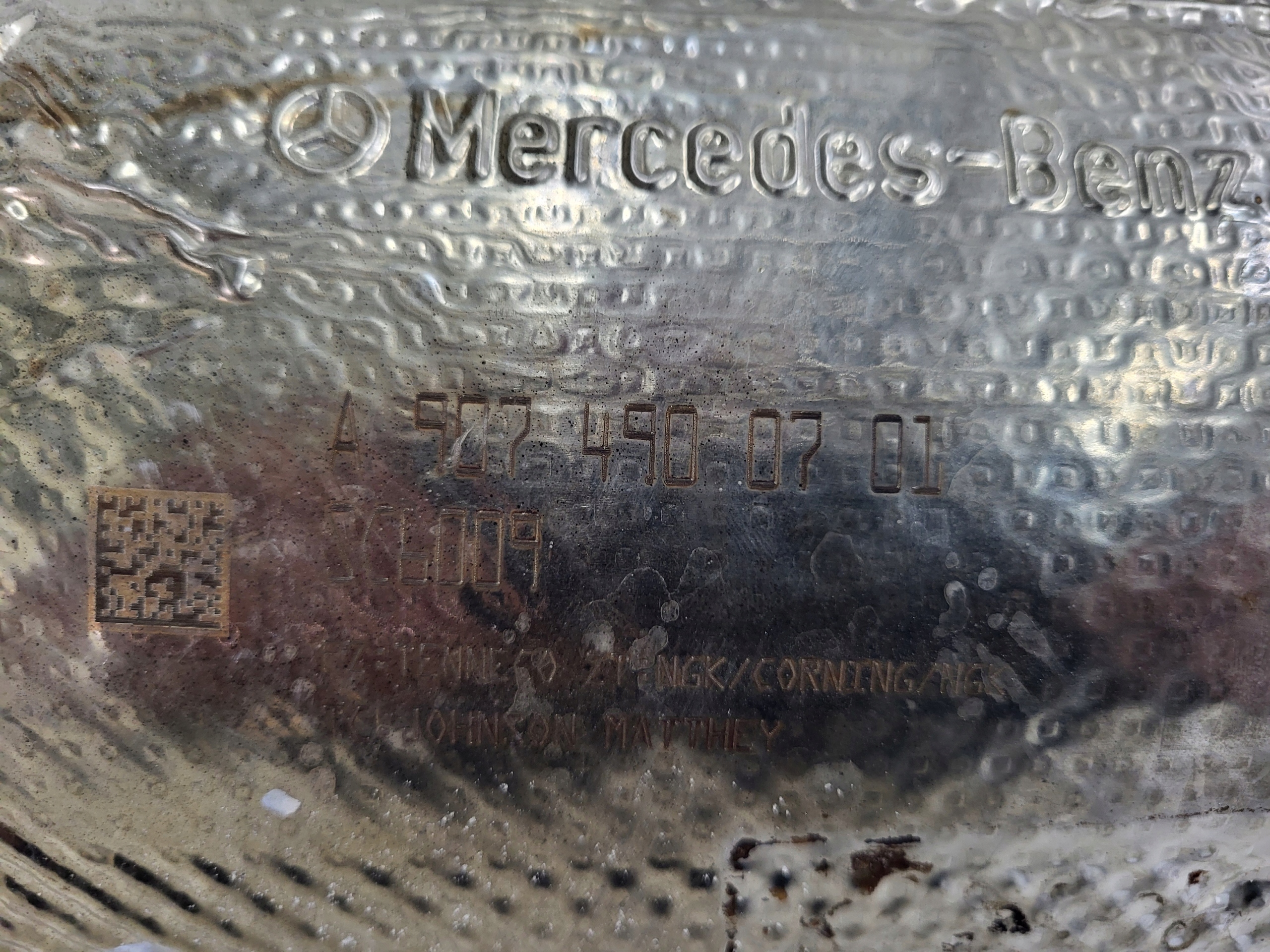 Catalyseur DPF Mercedes Sprinter W907 OEM A9074900701