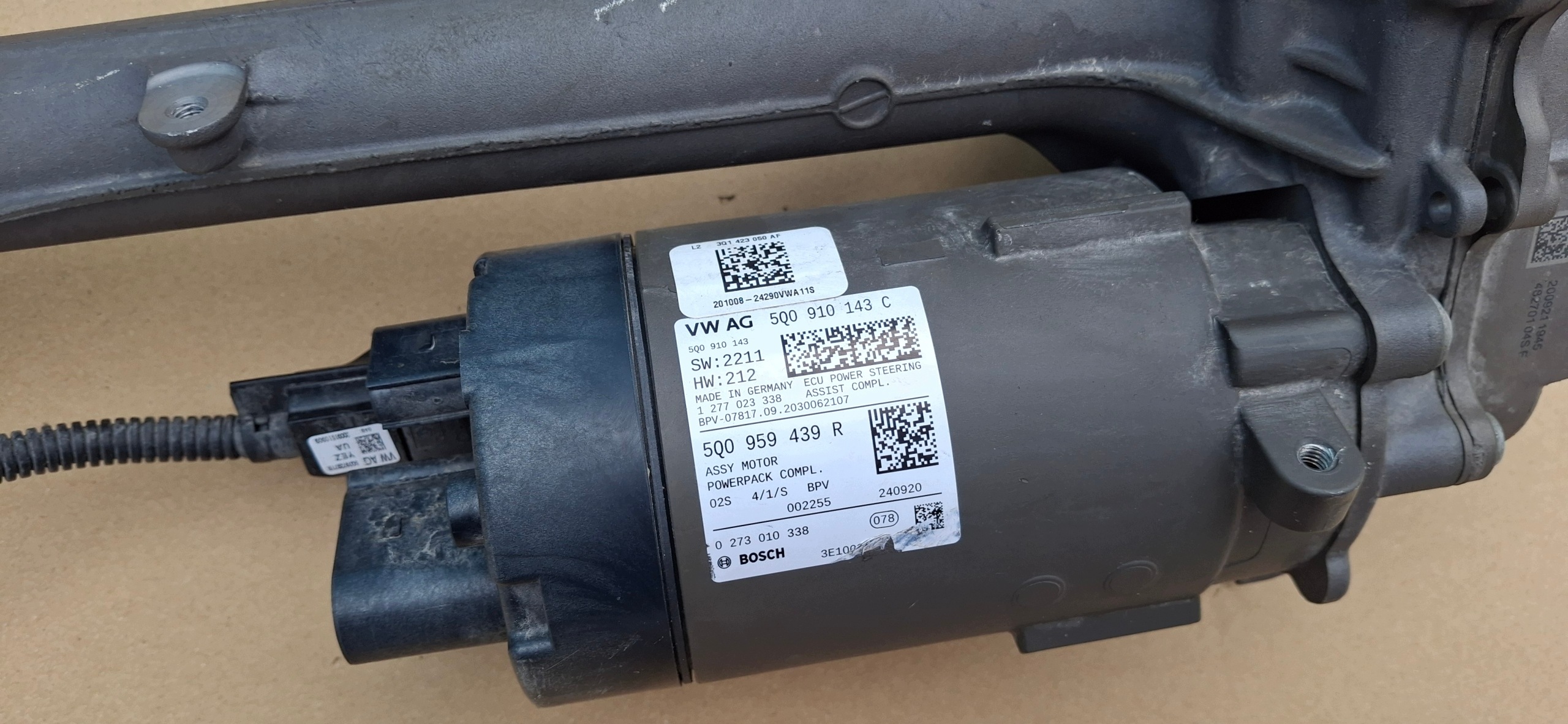 Gebrauchtes Volkswagen OE 5Q0910143C Lenkgetriebe image 6