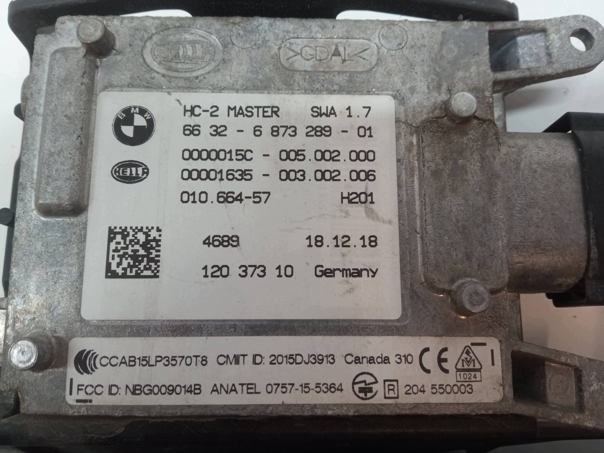 Radarsensor Spurwechselassistent links BMW 6873289 image 4