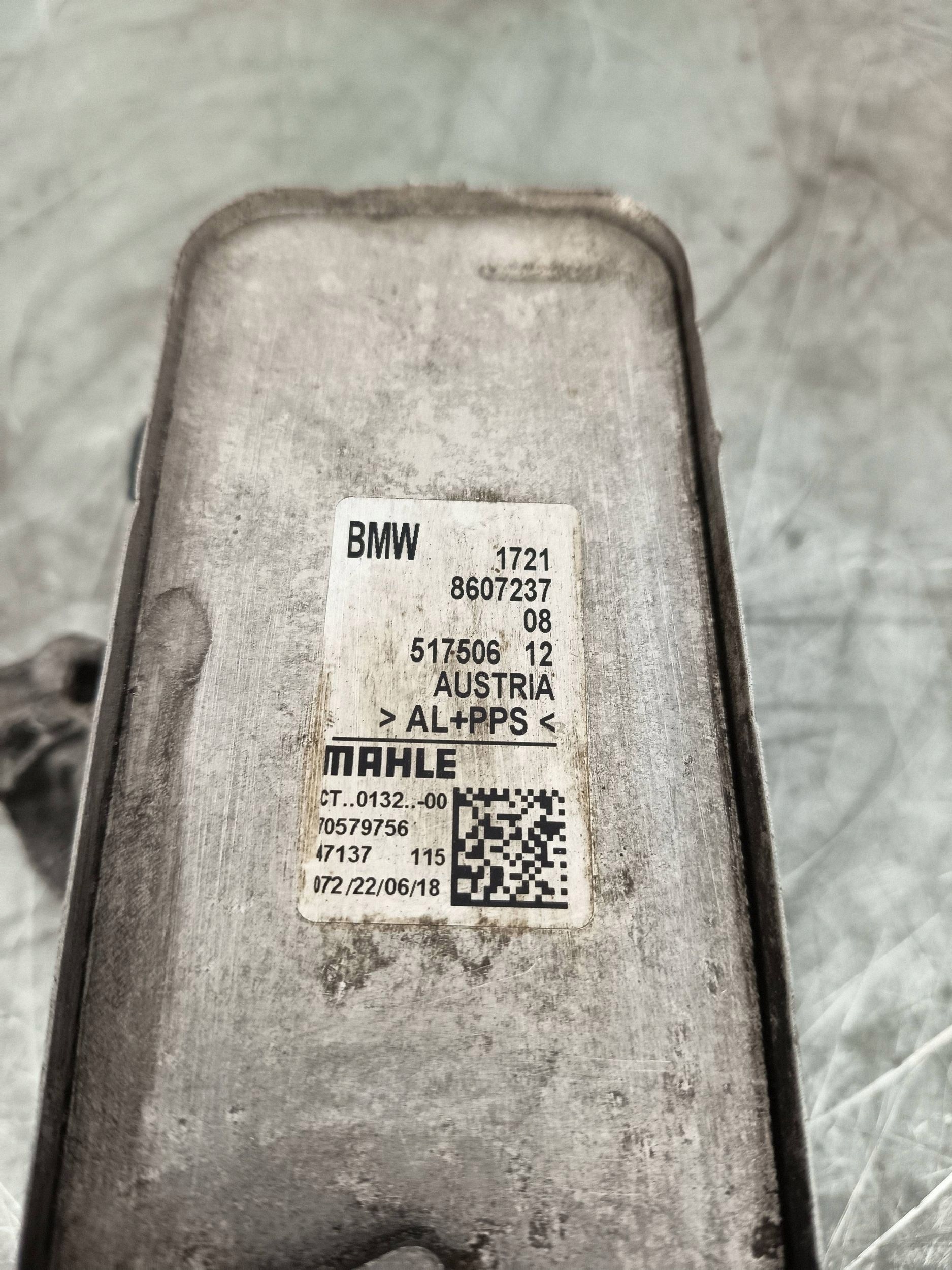 Arrefecedor de óleo da caixa BMW OE 8607237 image 5