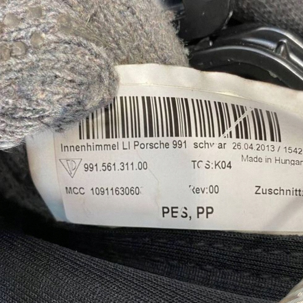 Toit pliant Porsche 911 991 OEM 99156131100 image 9