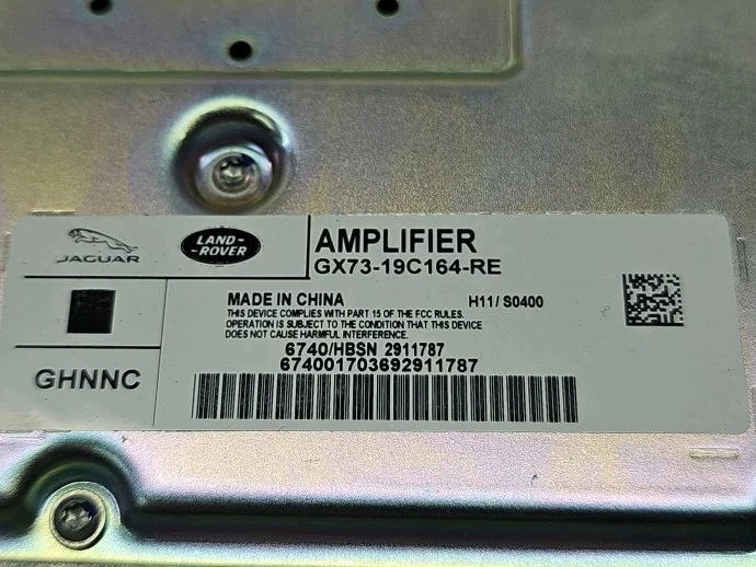 Jaguar Verstärker OEM GX73-19C164-RE Gebraucht image 7