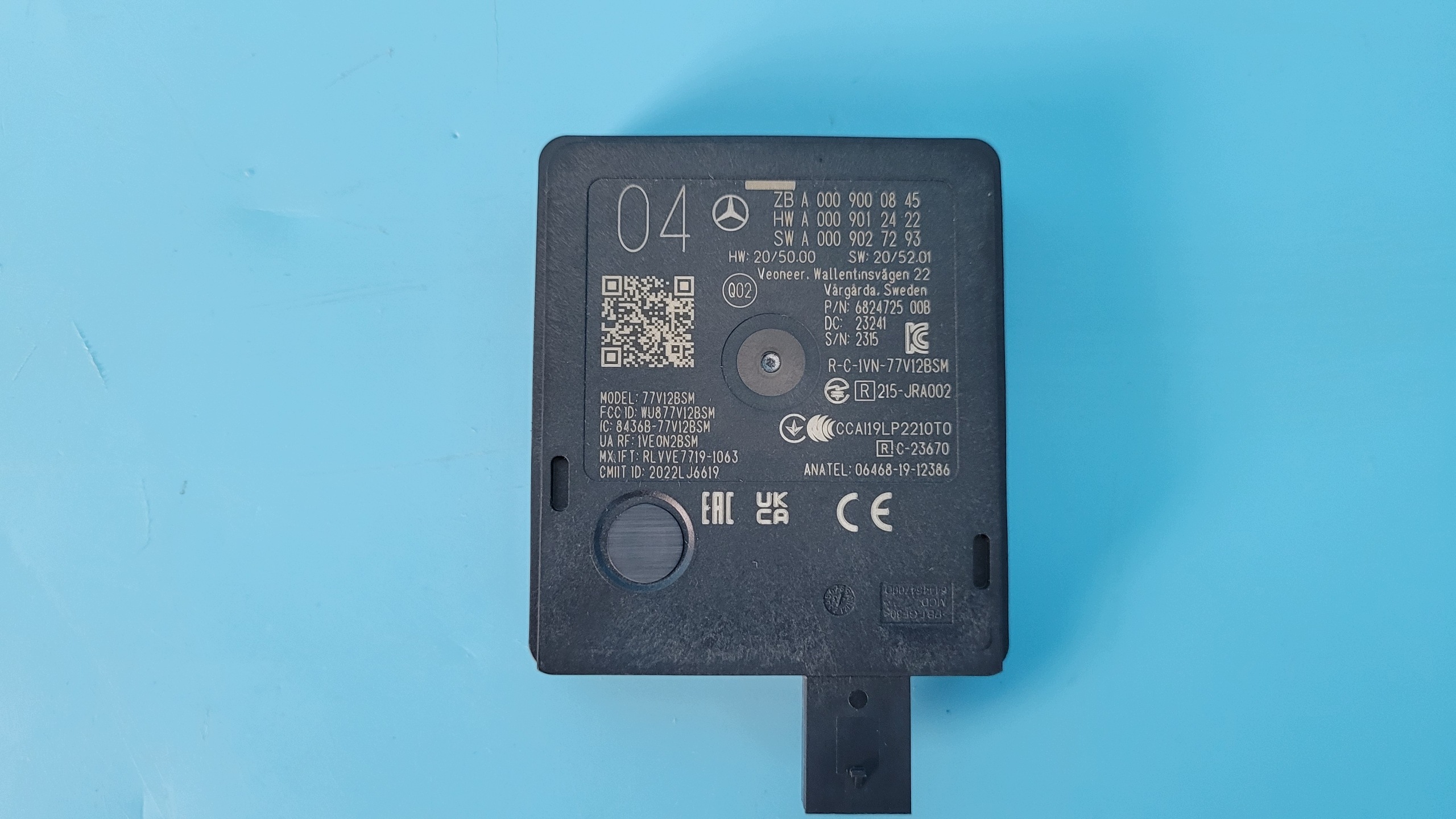 Sensor de radar A0009000845 Mercedes-Benz OE usado image 3