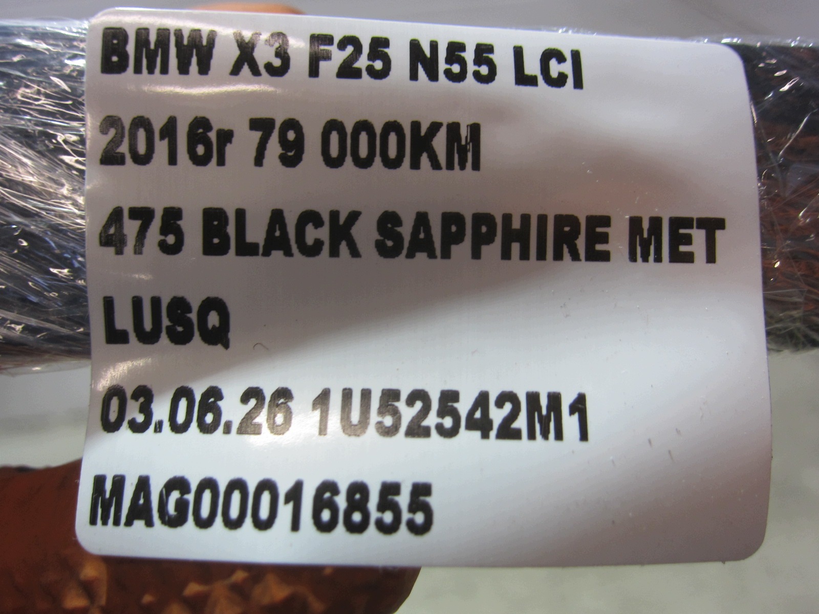 Rechte Windschutzscheibenleiste OEM 7286180 BMW X3 F25 image 8
