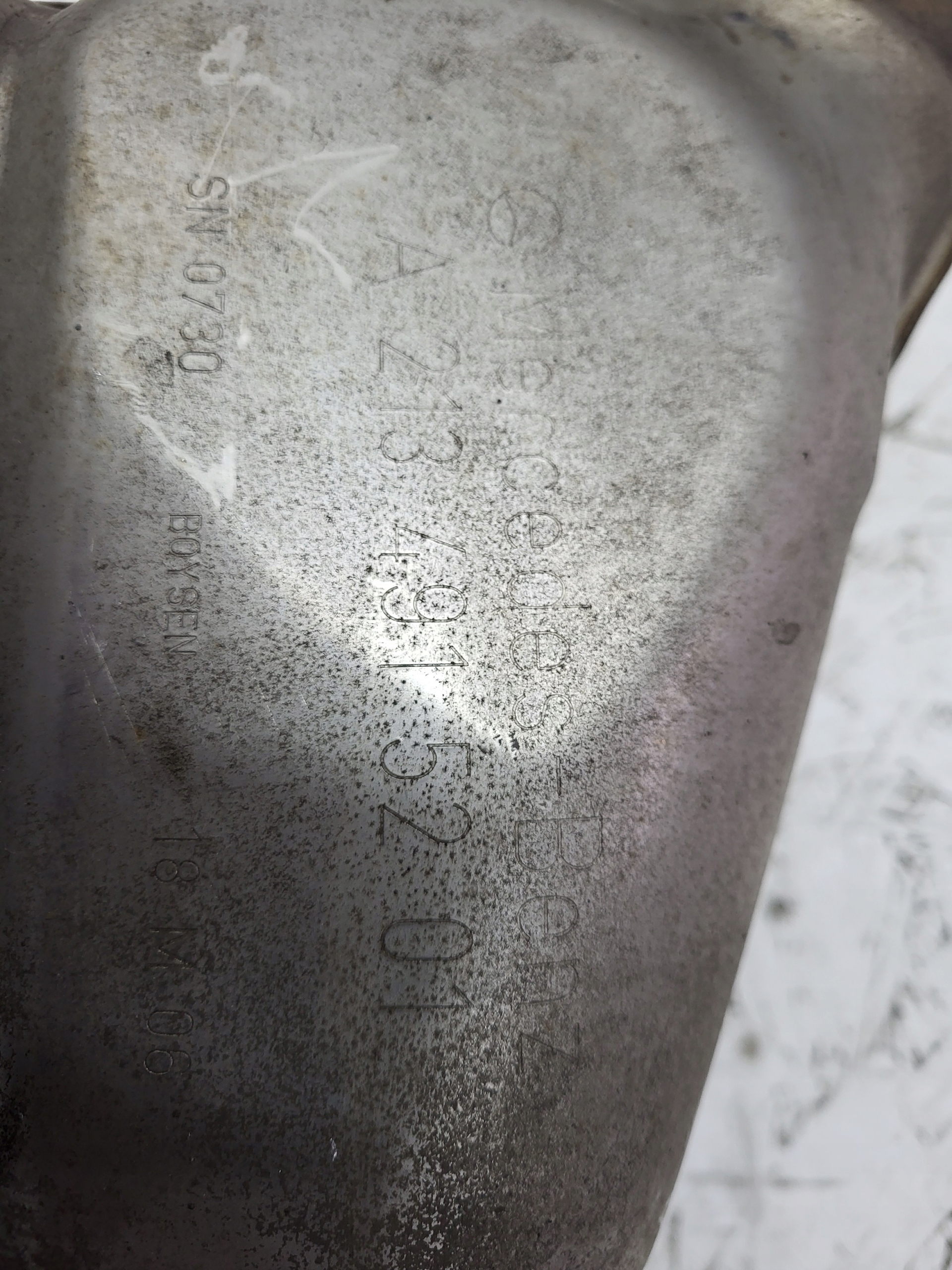 Mercedes Vänster Avgasdämpare OEM A2134915201 image 3