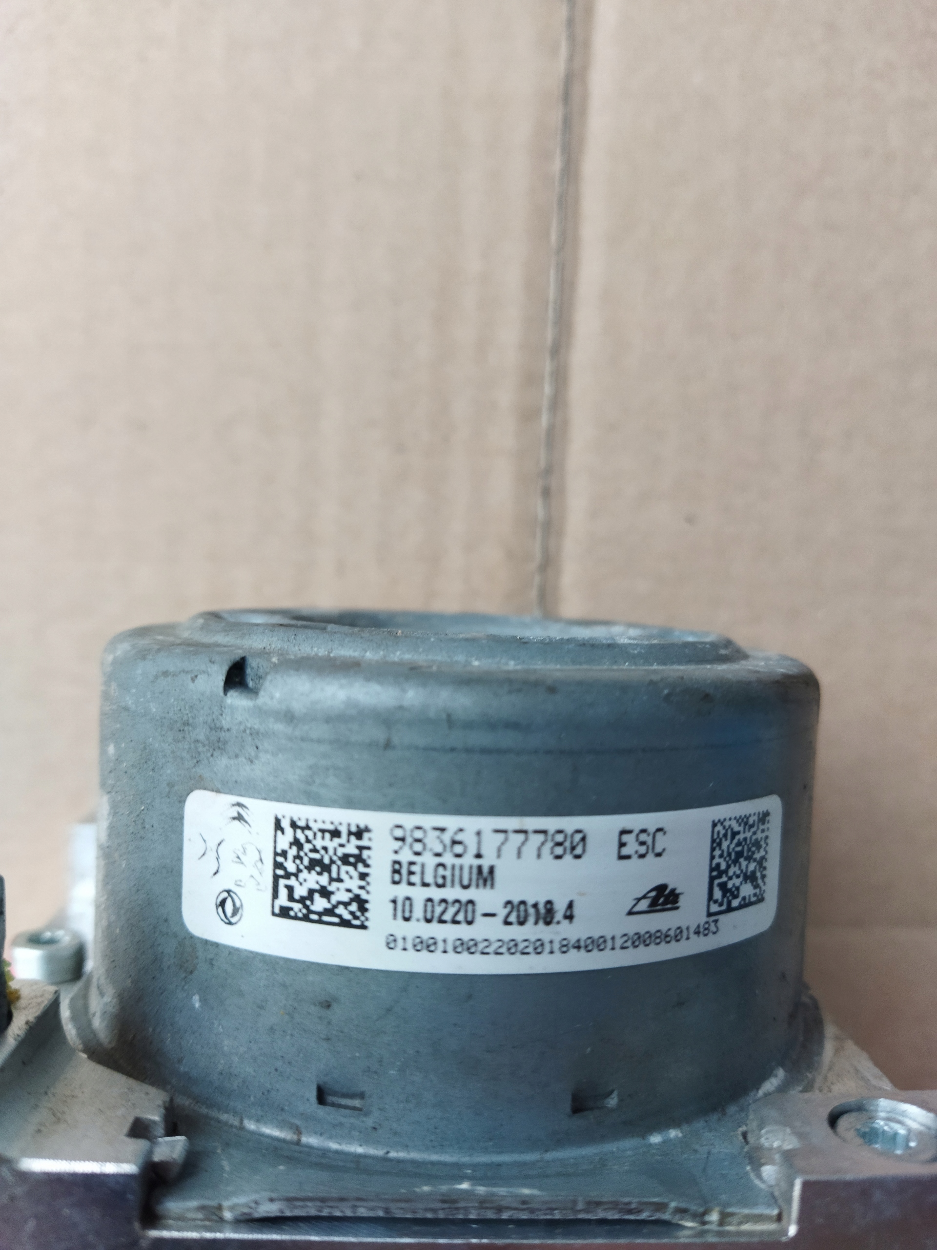 ABS-pumppu OEM 9836177780 Opel Corsa F 1.2 vti:lle