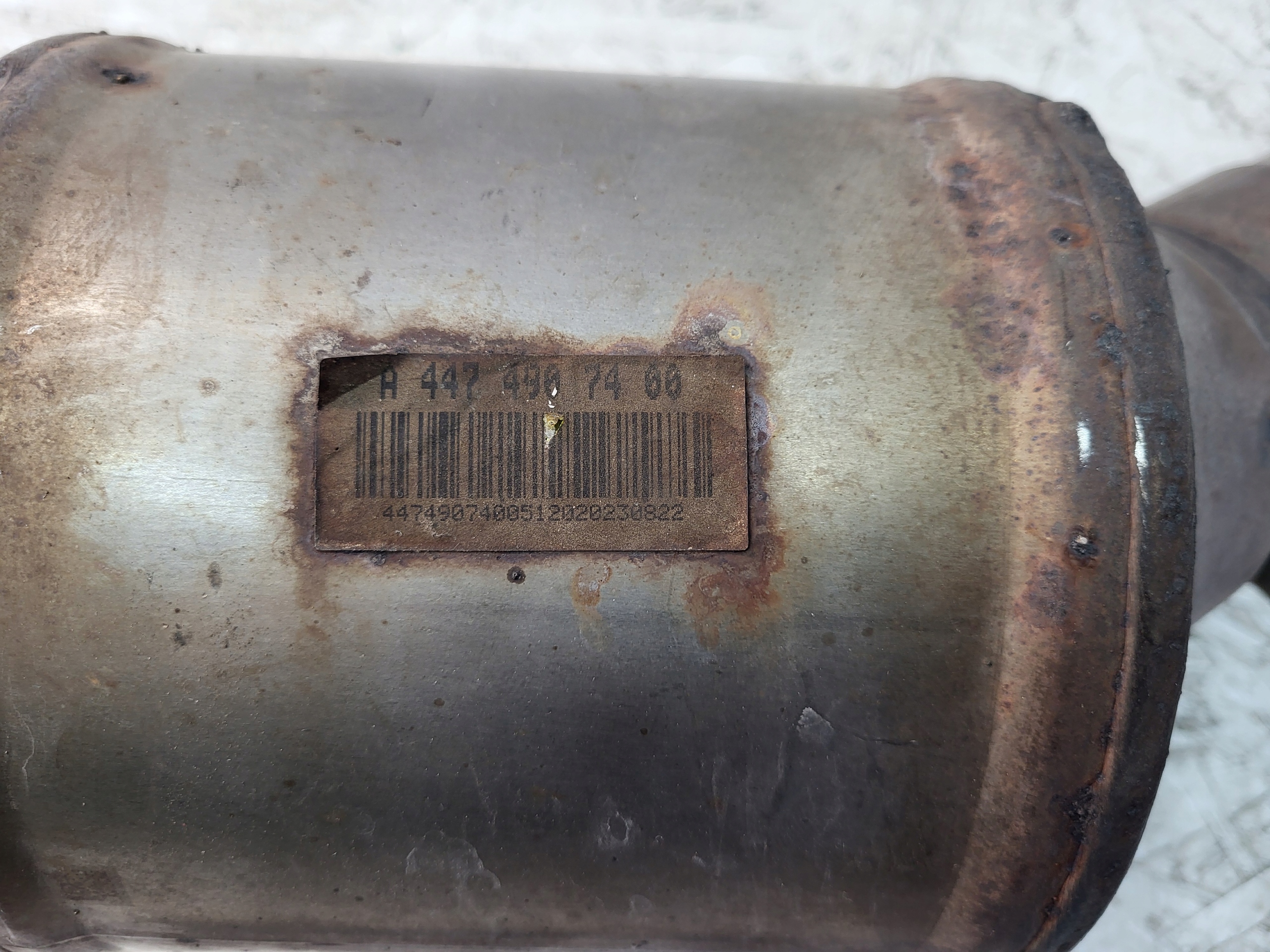 DPF-katalysator & Demper OEM A4474907400 A4474911100 image 4